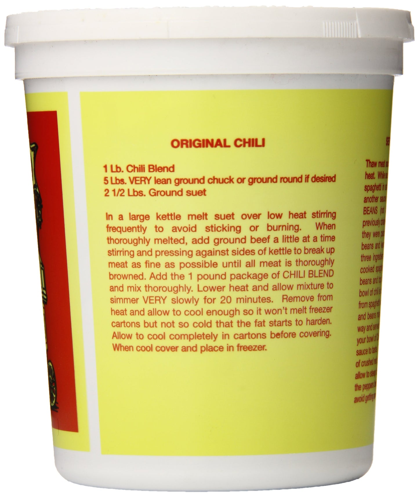 A Bowl of Red Chili Mix, 16 Ounce
