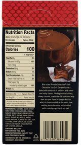 Private Selection Dark Chocolate Candy Sea Salt Caramels, 7.5 oz (2 Pack) Bundle with Ballard Products Pocket Bag