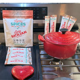 Signe’s Spices Spicy Sicilian - 8 Single-Serve Packets | Small-Batch Italian Herb & Garlic Seasoning Blend with Sea Salt, Basil & Red Pepper Flakes