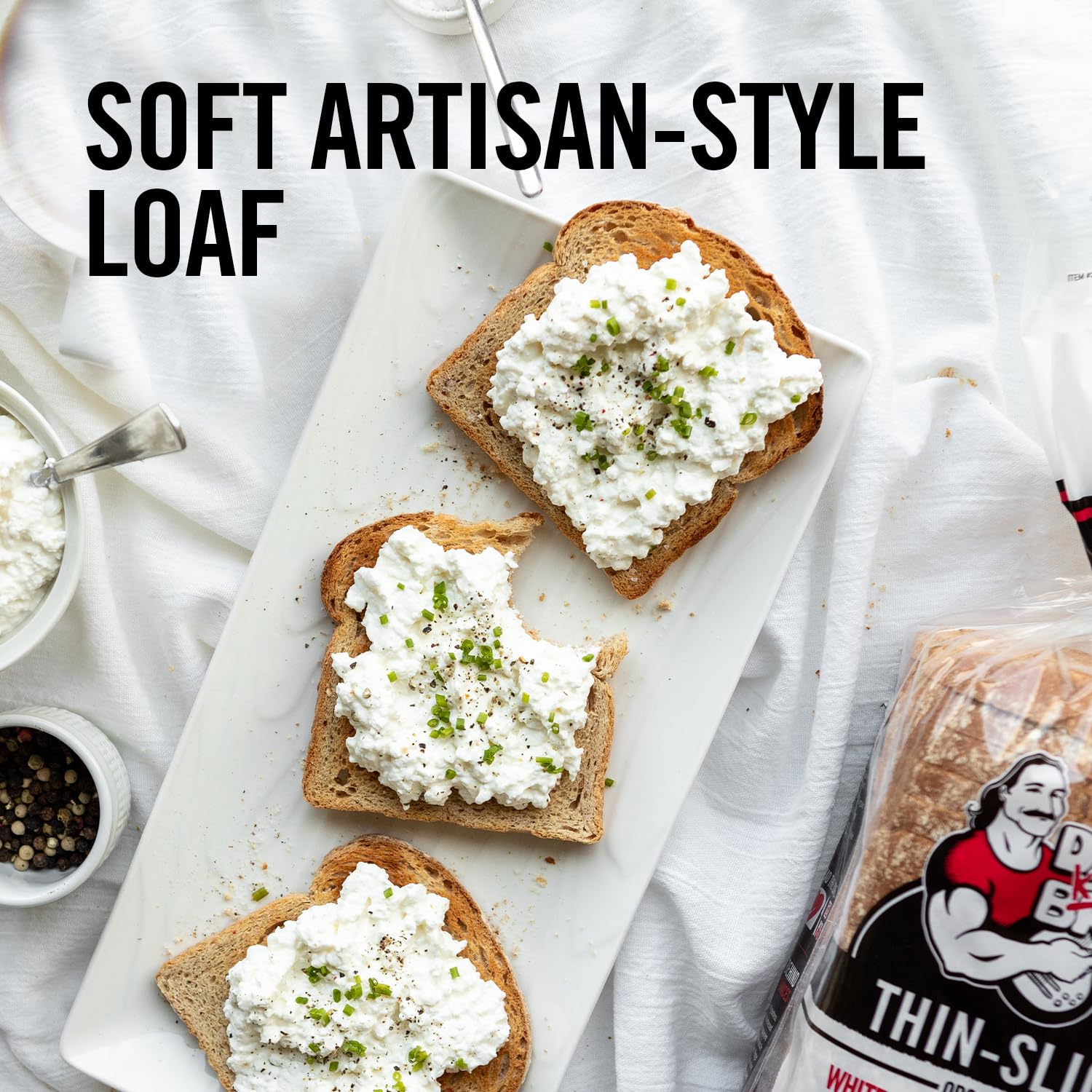 Dave's Killer Bread White Bread Done Right Thin-Sliced, Organic White Bread, 20.5 oz Loaf
