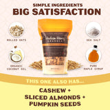 Hudson Henry Cashew Coconut Granola | Gluten Free Granola with Nuts and Seeds | Vegan, Non-GMO & Small Batch Baked with Pure Maple Syrup & Organic