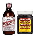 Luxardo Maraschino Cherry 400g & Sour Cherry Aromatic Bitters 200mL Variety Pack | Premium Cocktail Bitters Set for Classics & Craft Drinks