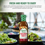 Walden Farms Sun Dried Tomato Vinaigrette Dressing 12 oz Bottle - Sugar Free 0g Net Carbs Condiment - So Tasty on Salad, Grilled Chicken, Vegetables