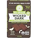 TAZA CHOCOLATES Organic Toasted Coconut & Wicked Dark Chocolate Bar, 2.5 OZ
