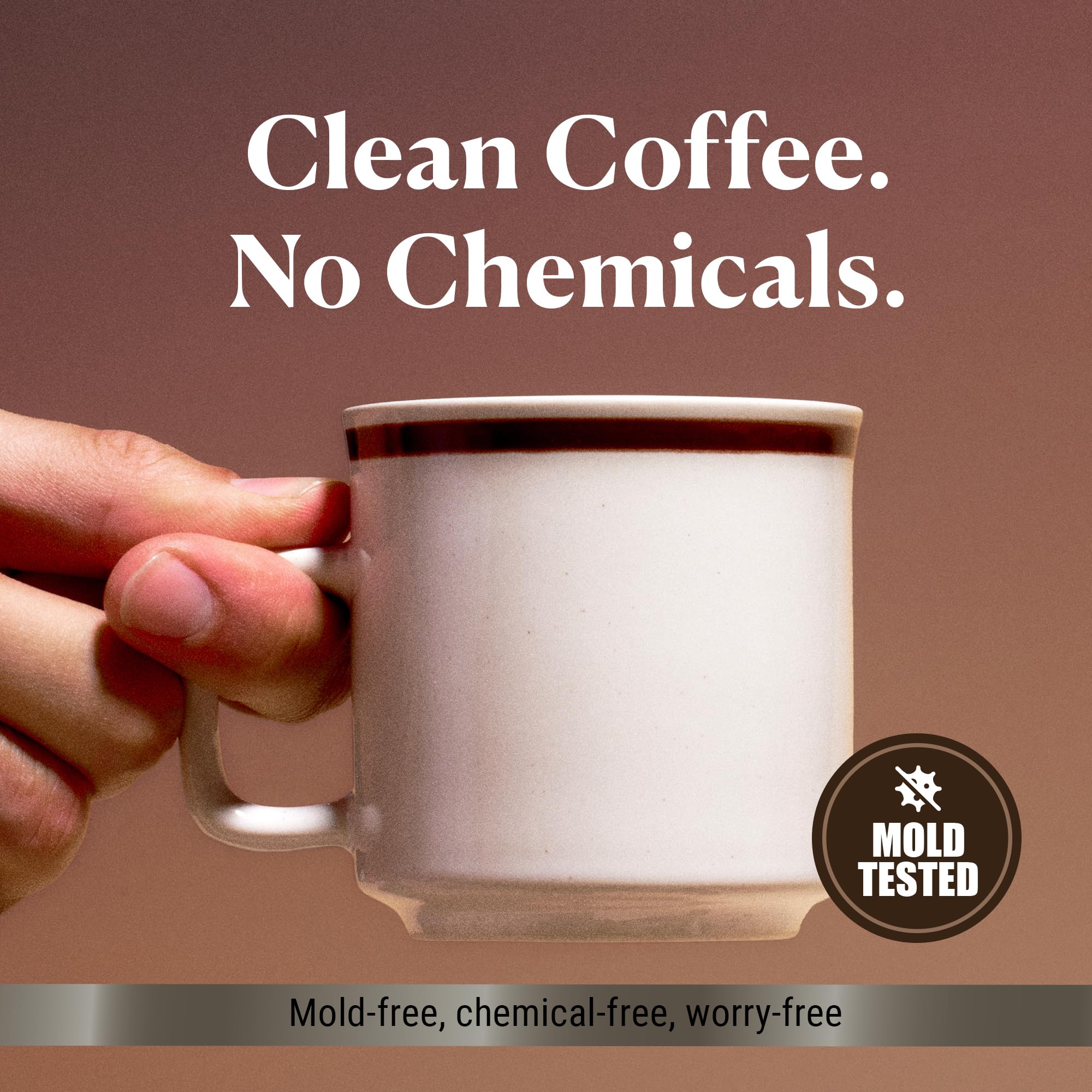 COFFREE Organic Instant Coffee Packets - Mold Free, Low Acid, Single-Origin Arabica - Low Caffeine Individual Single Serve Coffee Sticks - Travel