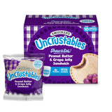 Smucker’s Uncrustables Peanut Butter & Grape Jelly Sandwiches, 10 Count, 2 Oz. Each, Frozen