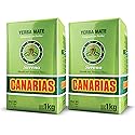 Canarias Serena Yerba Mate Tea - Herbal Yerba Mate with Melissa, Passionflower & Mint - Ground Leaf Mate - Smooth & Balanced Flavor - 1 kg (Pack of 2)
