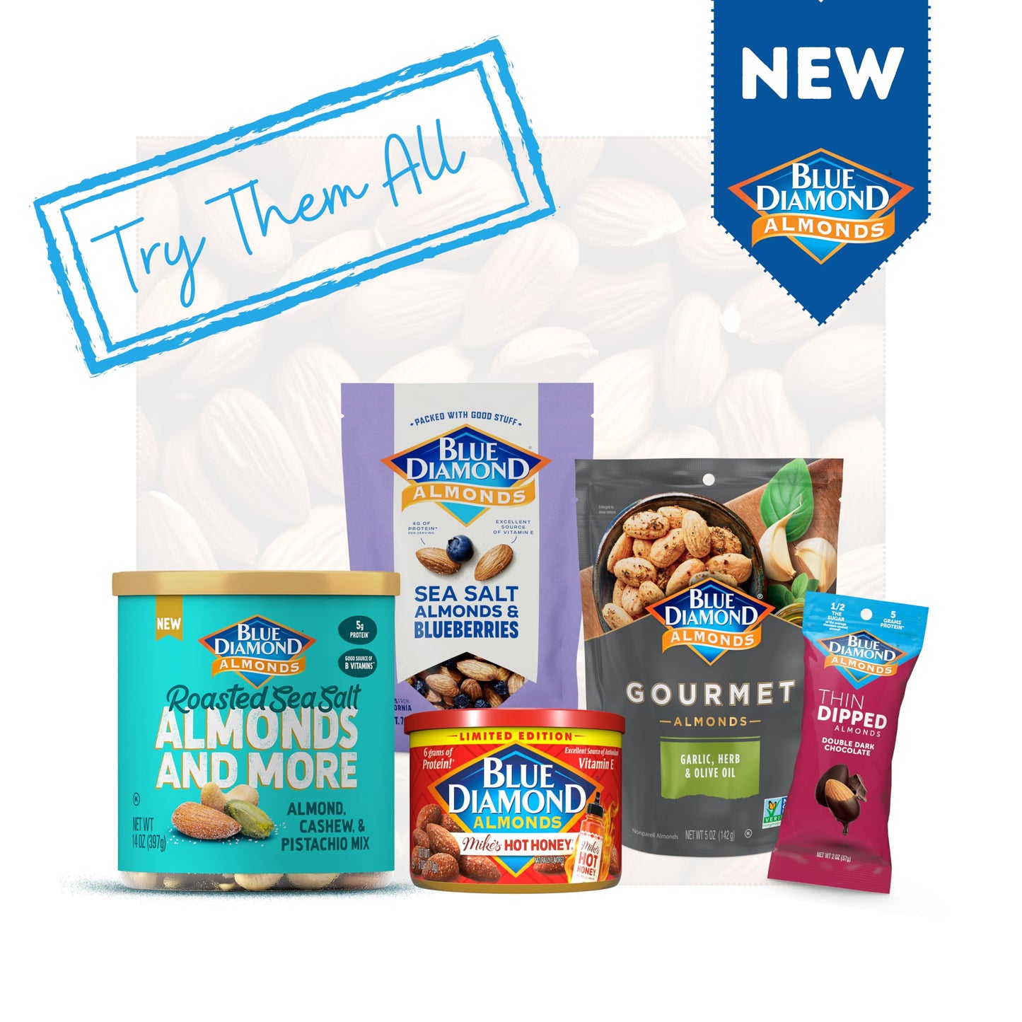 Blue Diamond Almonds, Oven Roasted Dark Chocolate Flavored Snack Nuts Perfect for Snacking, On-the-go, Lunches and More, 40 oz.