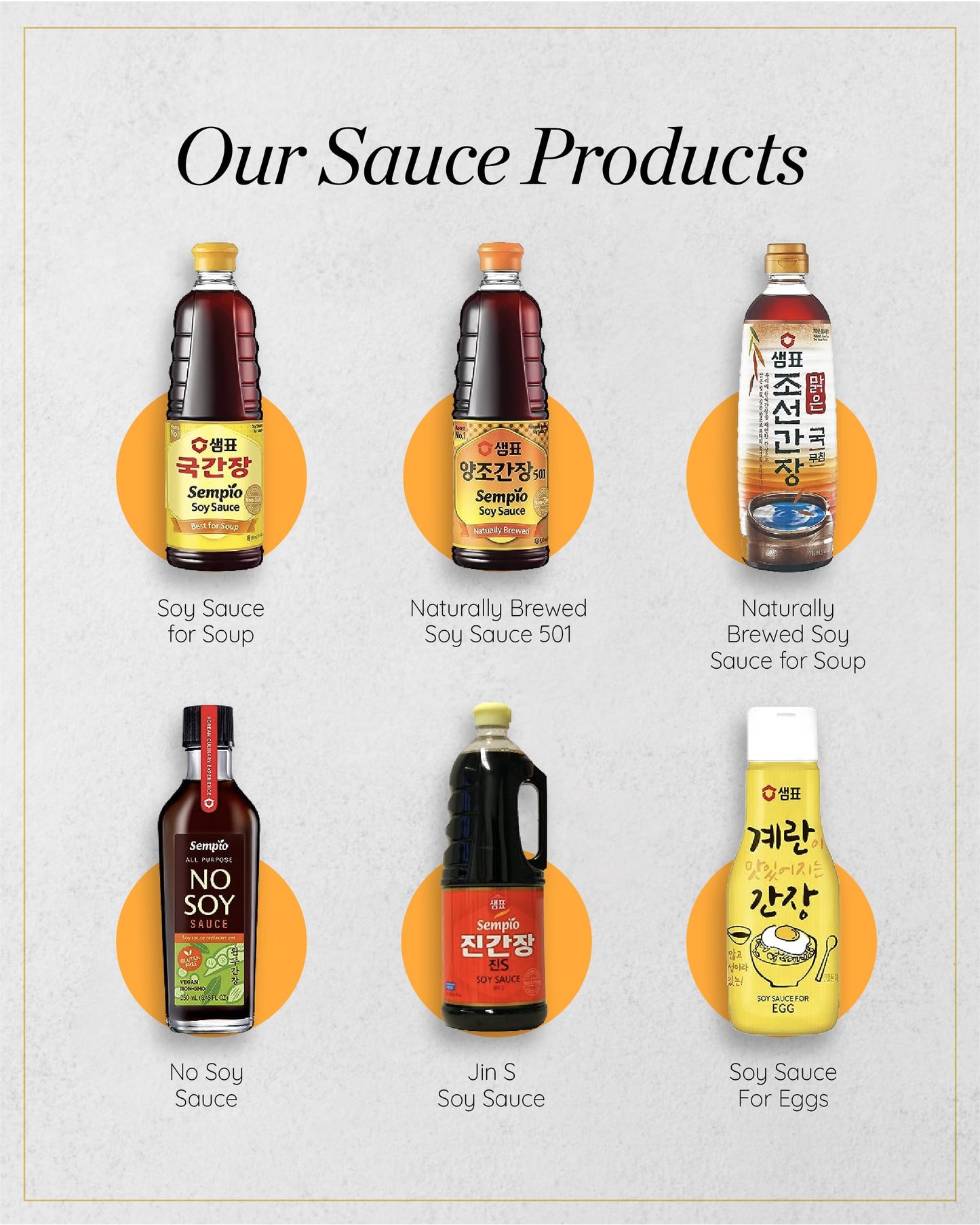 Sempio Authentic Korean Soy Sauce Jin S All Purpose - Robust Exotic Spice Flavor, Savory Sweet Aroma with Honey & Caramel Notes - Kosher, Vegan