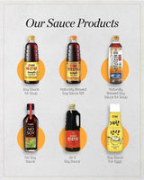Sempio Authentic Korean Soy Sauce Jin S All Purpose - Robust Exotic Spice Flavor, Savory Sweet Aroma with Honey & Caramel Notes - Kosher, Vegan
