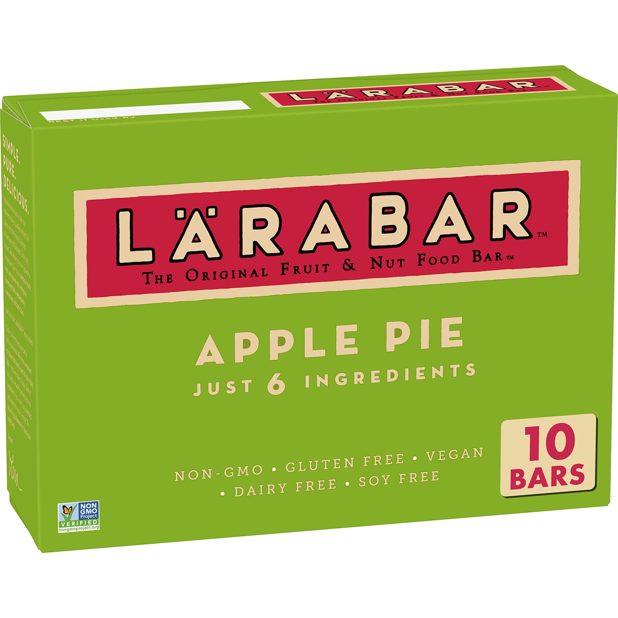 Larabar, Gluten Free Bar, Apple Pie, Vegan (10 Bars)