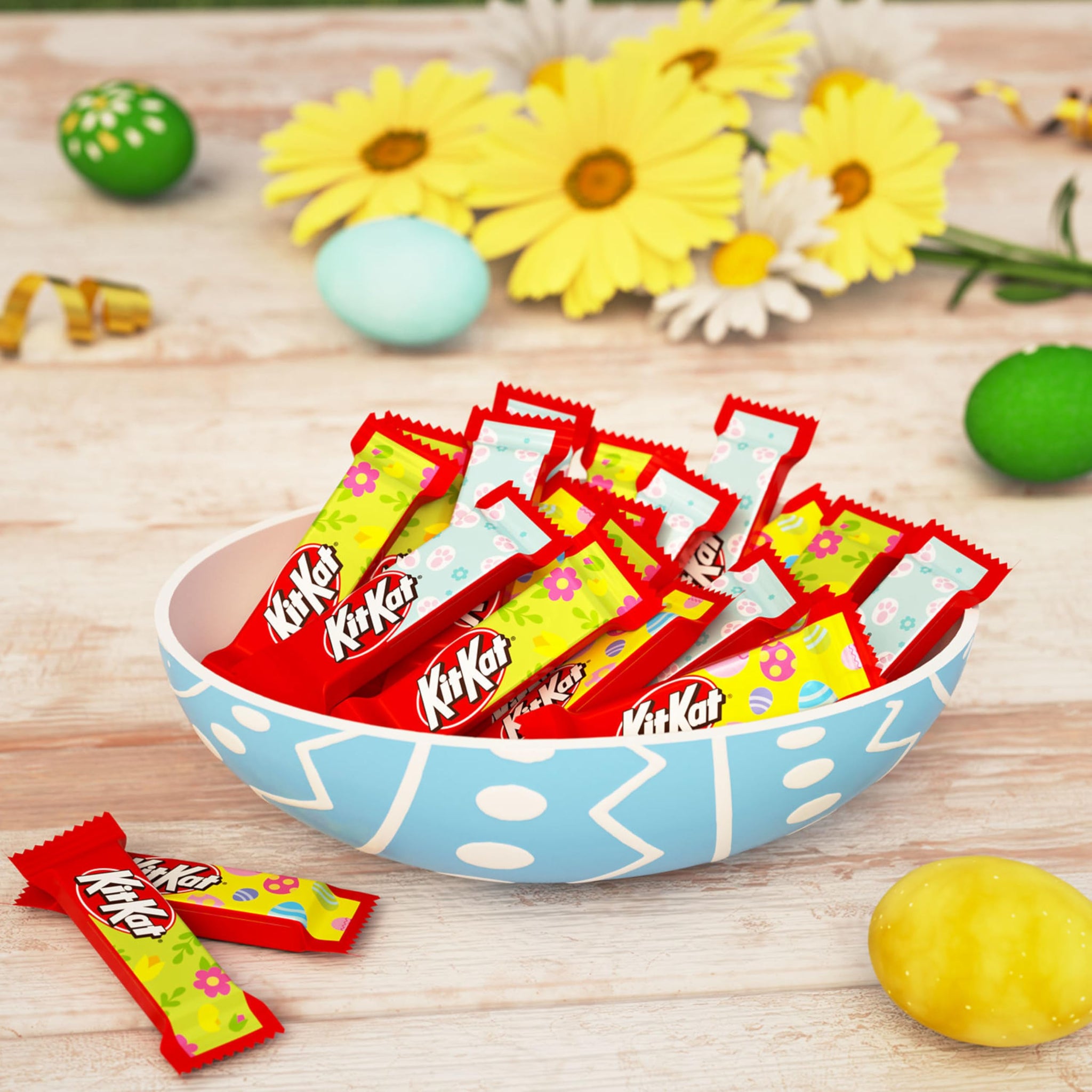 KIT KAT Miniatures Milk Chocolate Wafer, Easter Candy Bag, 9.6 oz
