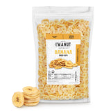 Premium Dried Banana Chips 16oz | Non-GMO, Batch Tested Gluten & Peanut Free | Ethically Sourced for Guilt-Free Snacking | Fresh, Crispy & Sweetened