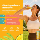 Protein Pop - Ready to Drink Clear Protein Shakes | 22g of Protein - Whey Protein Isolate Non-Carbonated - Zero Sugar (Piña Colada - 12 fl oz, 12
