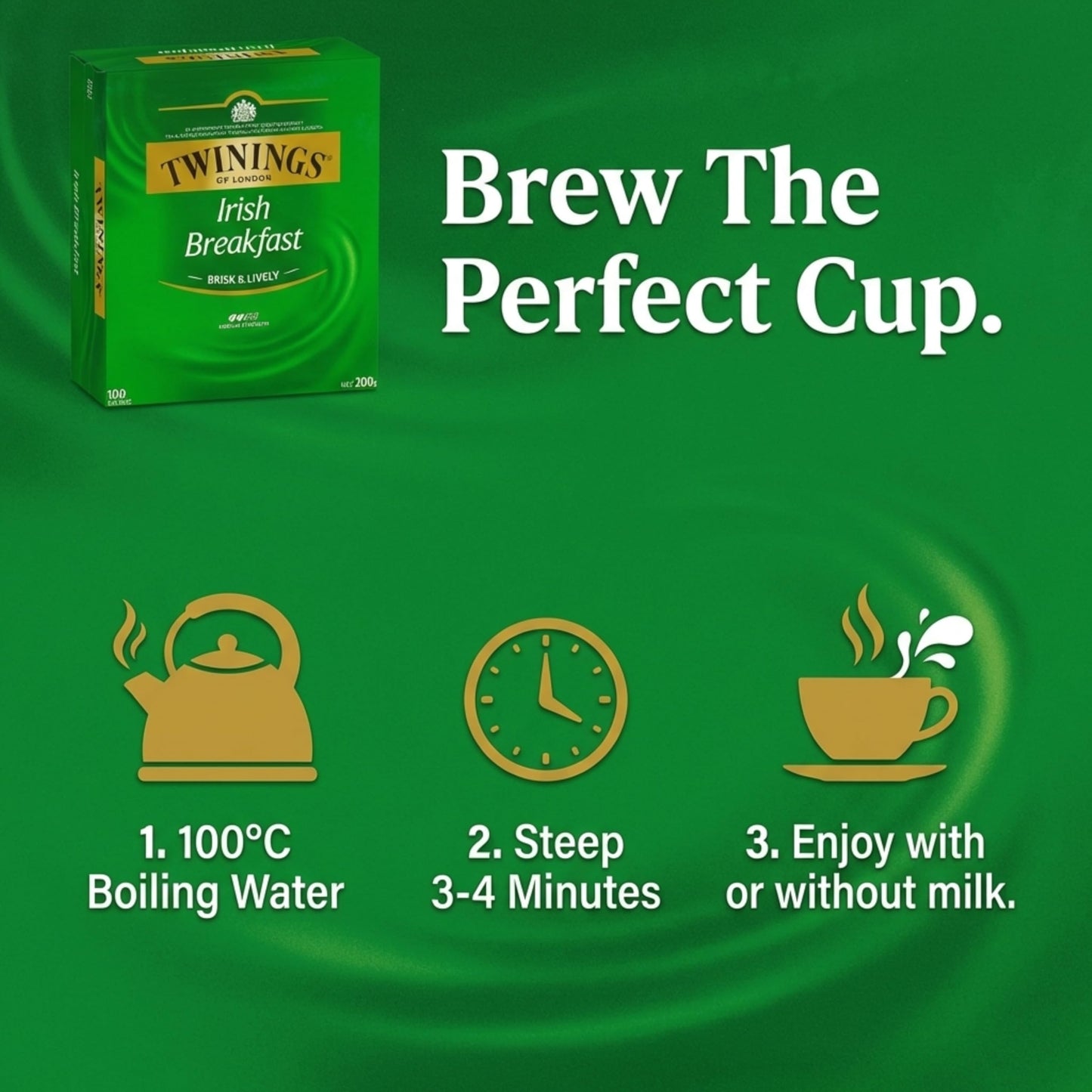 Twinings Irish Breakfast Classics Teabags 100 Pack