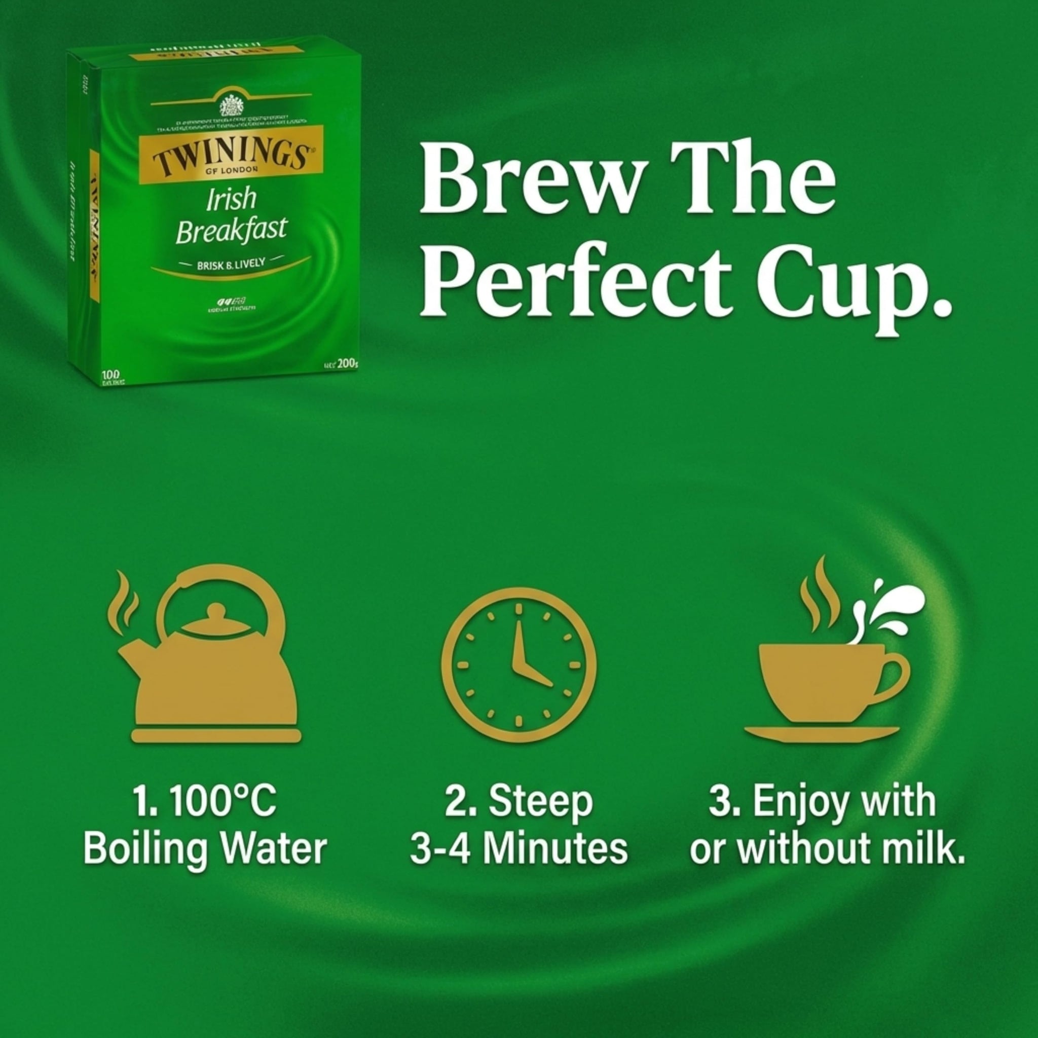 Twinings Irish Breakfast Classics Teabags 100 Pack