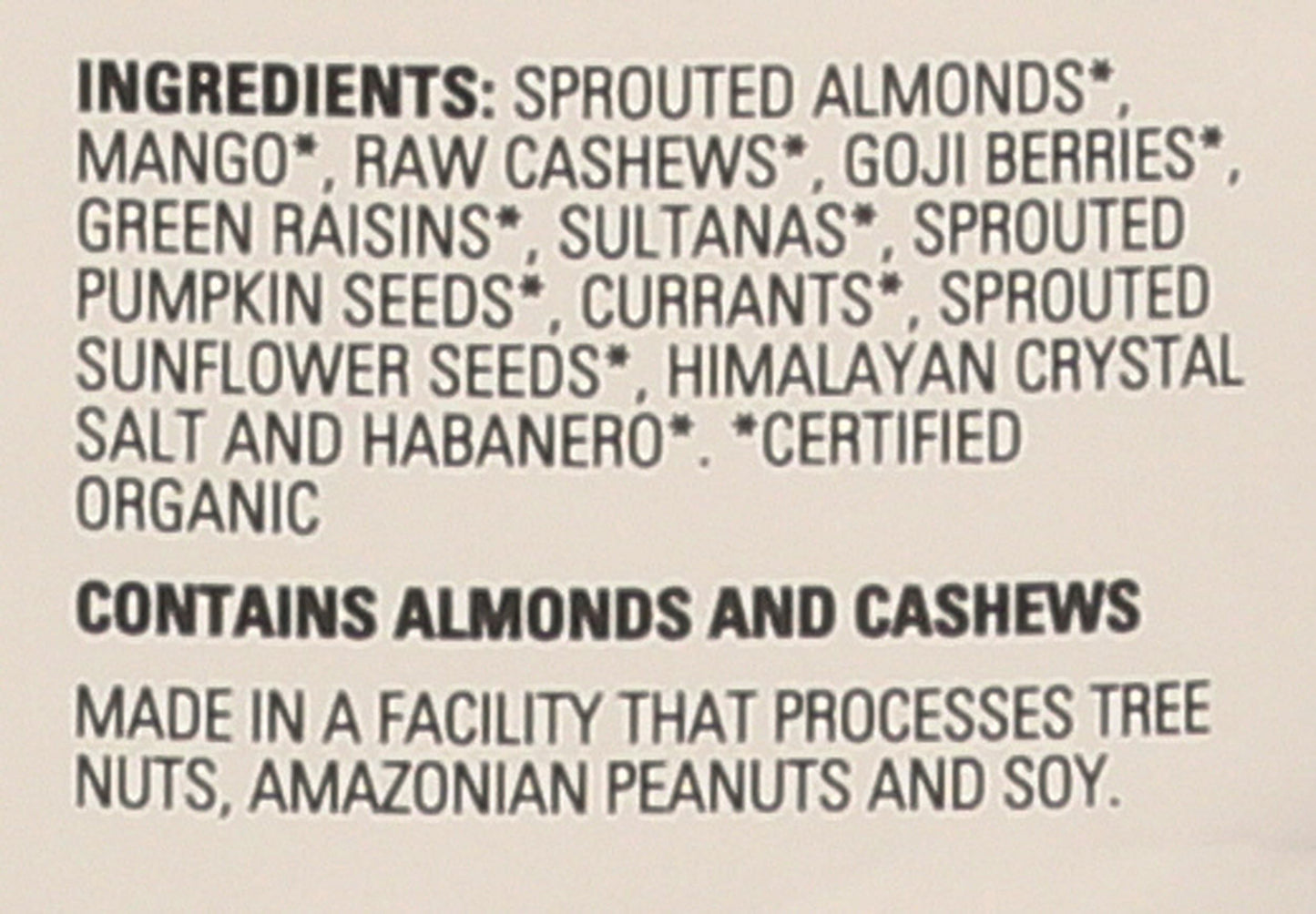 Living Intentions Organic Mango Goji Sprouted Trail Mix, 7 OZ