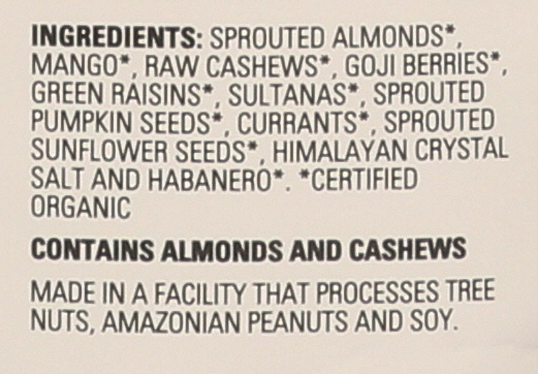 Living Intentions Organic Mango Goji Sprouted Trail Mix, 7 OZ