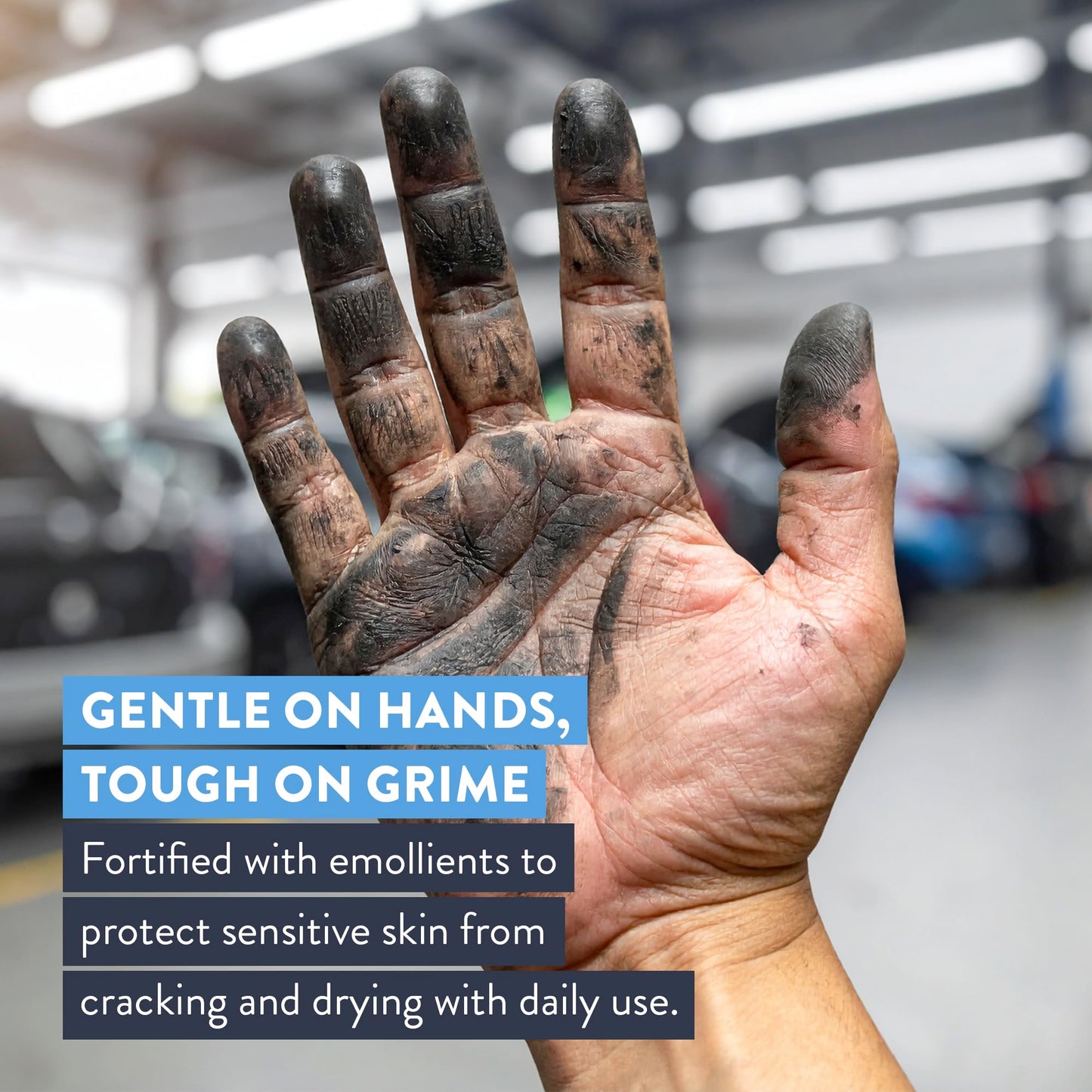 DETCO HD Hand & Tool Wipes - Heavy Duty Dual Purpose Cloths for Hands, Tools, & Surface Cleaning - Disposable Waterless Cleaner Towels with Scrubbing