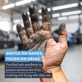 DETCO HD Hand & Tool Wipes - Heavy Duty Dual Purpose Cloths for Hands, Tools, & Surface Cleaning - Disposable Waterless Cleaner Towels with Scrubbing