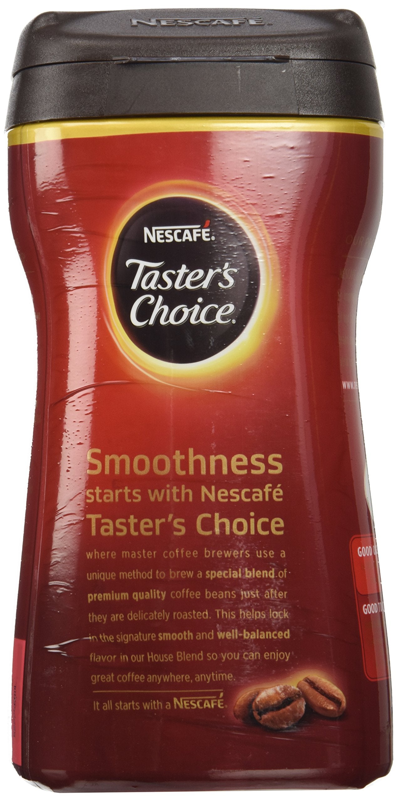 Nescafe Taster's Choice Instant Coffee, Regular, 12 Ounce (Pack of 3)