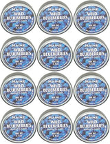 Authentic Wild Maine Blueberries Packed in Water. 3.5-ounce can - Great for Baking in Muffins and Pancakes (12 Pack)
