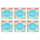 Sugarfina Sour Rainbows Small Candy Cube, Gummies, 3.2 oz, 6 Count
