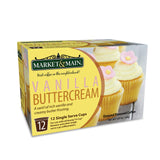 Market & Main OneCup, Vanilla Buttercream, Compatible with Keurig K-cup Brewers, 12 Count