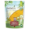 Food to Live Organic Pumpkin Fruit Powder, 1 Pound - Non-GMO, Milled Dried Pumpkin, 100% Pure, No Additives, Vegan, Bulk, Plant-Based Pumpkin Powder