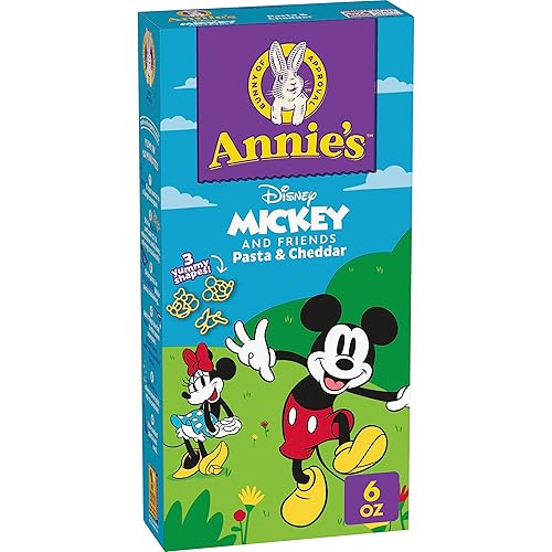 Annie's Disney Mickey & Friends, Macaroni and Cheese Dinner, Pasta & Cheddar, 6 oz.