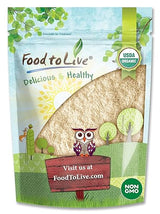 Food to Live Organic Green Pea Flour, 12 Ounces - Non-GMO, Finely Ground, Pure, Raw, Keto, Nutritious Vegan Powder in Bulk. Good Source of Protein