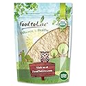 Food to Live Organic Green Pea Flour, 12 Ounces - Non-GMO, Finely Ground, Pure, Raw, Keto, Nutritious Vegan Powder in Bulk. Good Source of Protein