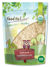 Food to Live Organic Green Pea Flour, 12 Ounces - Non-GMO, Finely Ground, Pure, Raw, Keto, Nutritious Vegan Powder in Bulk. Good Source of Protein