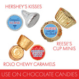 Nursing School Graduation Candy Stickers, Nurses Call The Shots, 180 Count
