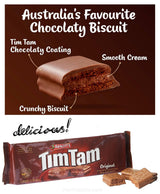 Tim Tam Sampler - Original, Double Coat, Dark, White - Chocolate Cream Filling, Imported from Australia (4 Pack) Deliciousness!