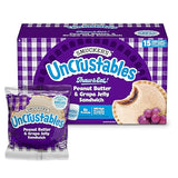 Smucker’s Uncrustables Peanut Butter & Grape Jelly Sandwiches, 15 Count, 2 Oz. Each, Frozen
