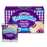Smucker’s Uncrustables Peanut Butter & Grape Jelly Sandwiches, 15 Count, 2 Oz. Each, Frozen