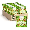 Sour Fruit Jelly Candy | 12 Packs | Dye Free Candy Individually Wrapped | Vegan Gummies with Real Fruit Puree | Assorted Flavors | Gelatin Free Plant