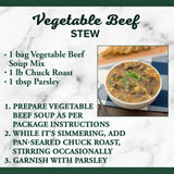 Bear Creek Soup Mix, Vegetable Beef, 8.1 Ounce