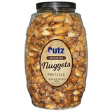 Utz Sourdough Nuggets Pretzels 52 oz. Barrel, Bite-Size Pretzels with Classic Sourdough Flavor, Perfectly Salted with Zero Cholesterol per Serving