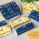 Moinchore 100 Pcs Candy Bar Wrappers We Appreciate You Theme,Star
