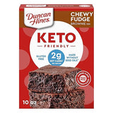 Duncan Hines Keto Friendly Brownie Mix, Chewy Fudge, Zero Added Sugar, Gluten Free, 10 oz.