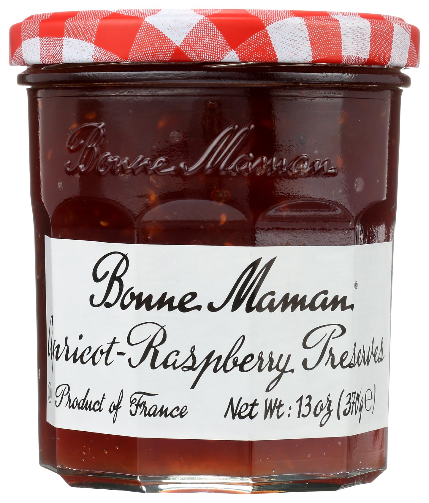 Bonne Maman, Preserves Apricot Raspberry, 13 Ounce