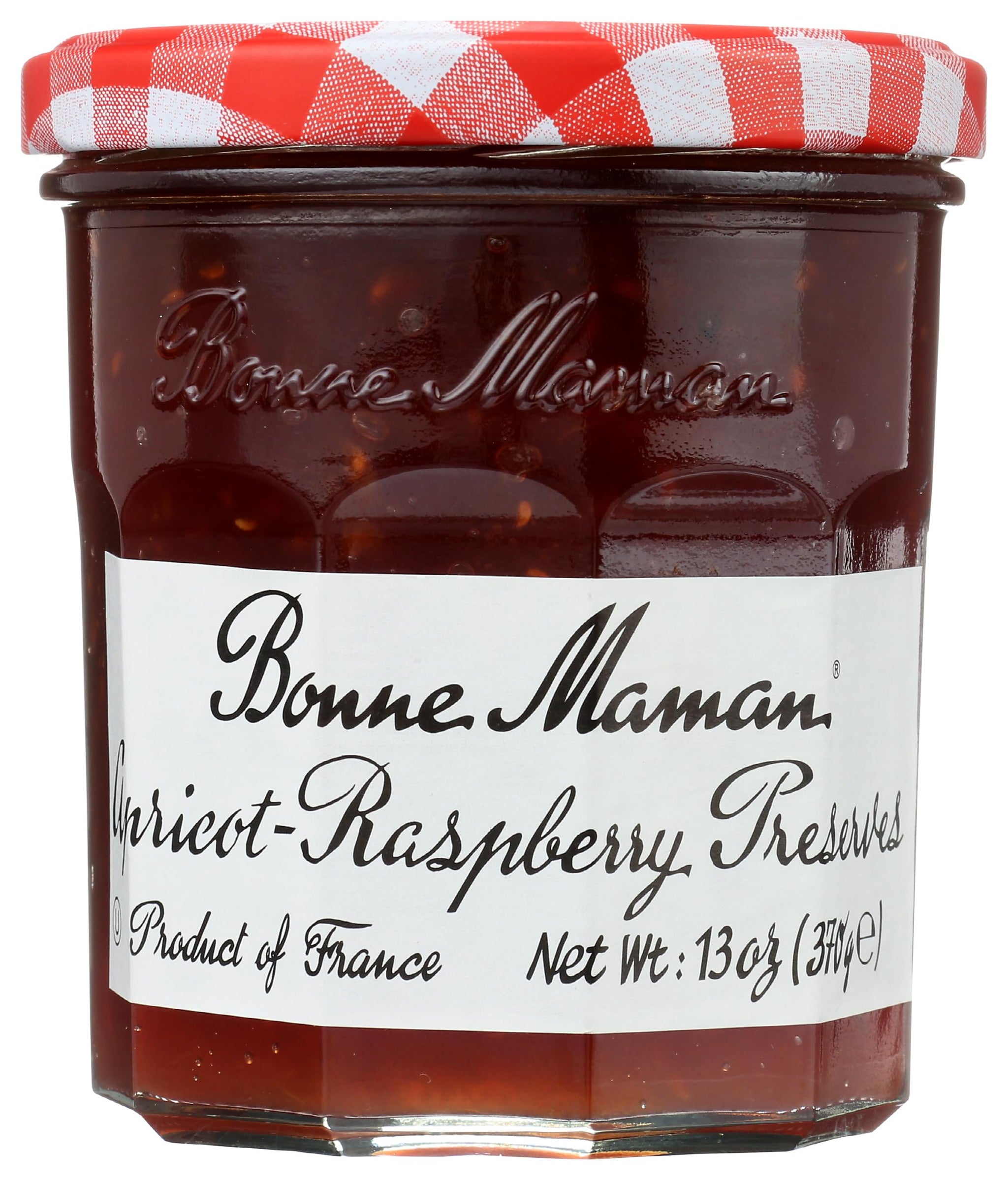 Bonne Maman, Preserves Apricot Raspberry, 13 Ounce