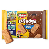 Keebler E.L. Fudge Double Stuffed Elfwich Cookies, Sandwich Cookies Stuffed with Crème Filling, 13 oz