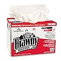 Georgia Pacific Professional 2008003 Brawny Industrial Premium DRC Wipes, Paper, 12-1/2 x 16-3/4, White, 152 per Box