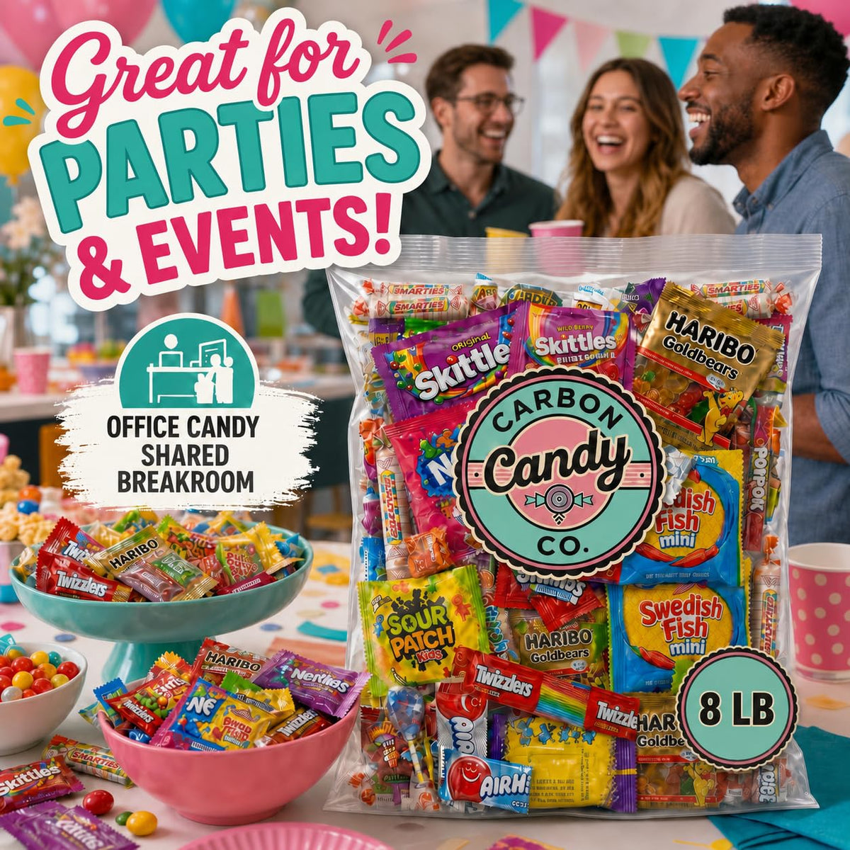 Pinata Candy Variety Pack - 8 Lb Assorted Mix, Pinata Stuffers for Kids