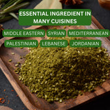 Green Zaatar Seasoning, 5,3oz, Real Za'atar,%100 Natural, Zaatar Spice from Middle Eastern Spices, Perfect for Mediterranean Seasoning Blends, AKA