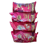 Vitner's Flaming Hot And Cheesy Crunchy Curls.4 Pack Big 8.75 oz Bags.