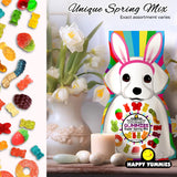 Happy Yummies Gummies, Adorable Gourmet Gummies in a Puppy Shaped Bag - Delicious Assorted Flavors Candy Snacks for Spring Celebrations, Perfect